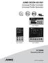 JUMO DICON 401/501. Universal Profile Controller Universal Profile Generator. B Operating Manual. Type /2...