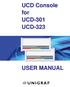 UCD Console for UCD-301 UCD-323