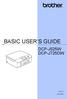 BASIC USER S GUIDE DCP-J525W DCP-J725DW. Version A ARL/ASA/NZ