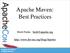 Apache Maven: Best Practices