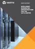 SMART SOLUTIONS TM INTELLIGENT, INTEGRATED INFRASTRUCTURE FOR THE DATA CENTER