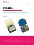 21-AUG E35. RYR410x. LTE Cat M1 / NB-IoT & GNSS Full / Half-size mini PCIe Card. Datasheet