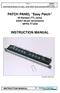 PATCH PANEL Easy Patch INSTRUCTION MANUAL