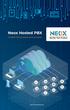 Neox Hosted PBX. for NEXT GEN business communication.