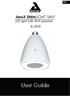 AwoX StriimLIGHT Wi-Fi LED light with Wi-Fi speaker SL-W10. User Guide
