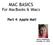 MAC BASICS For MacBooks & imacs. Part 4: Apple Mail