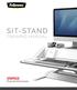 SIT-STAND TRAINING MANUAL