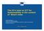 The EU's take on ICT for Sustainability in the context of Smart cities