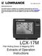 LCX-17M Fish-finding Sonar & Mapping GPS