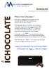 What is the ichocolate?
