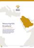 DRAFT. Measuring KSA Broadband. Meqyas, Q Report
