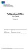 Publications Office Web Guide