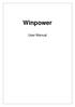 Winpower. User Manual