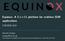 Equinox: A C++11 platform for realtime SDR applications