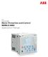 RELION 615 SERIES Motor Protection and Control REM615 ANSI Application Manual