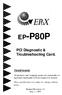 EP-P80P. PCI Diagnostic & Troubleshooting Card. TRADEMARKS