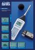 HD2010 UC/A. Integrating Sound Level Meter Portable Analyzer. Basic screen. Time profile. Octave band spectrum