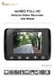 recneo FULL HD Vehicle Video Recorder User Manual