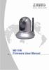 M511W Wireless Pan/Tilt IP Camera Firmware User Manual