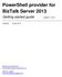 PowerShell provider for BizTalk Server 2013