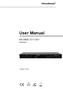 User Manual MX HDMI Matrix. Version: V1.0.0