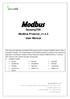SensingTEK Modbus Protocol_v1.4.2 User Manual