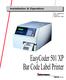 Installation & Operation. P/N Edition 3 September EasyCoder 501 XP Bar Code Label Printer