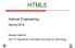 HTML5. Internet Engineering. Spring Bahador Bakhshi CE & IT Department, Amirkabir University of Technology