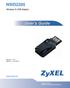 NWD2205. Wireless N USB Adapter.   Version Edition 1, 09/2010. Copyright 2010 ZyXEL Communications Corporation.