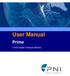 User Manual. Prime. 3-Axis Digital Compass Module