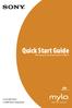 (2) 2008 Sony Corporation. Quick Start Guide. Personal Communicator COM-2