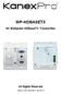 WP-HDBASETX 4K Wallplate HDBaseT Transmitter All Rights Reserved Version: WP-HDBASETX_2018V1.0
