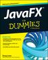 JavaFX. by Doug Lowe
