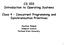 CS 333 Introduction to Operating Systems Class 4 Concurrent Programming and Synchronization Primitives