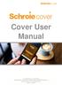 Schrole Cover Manual Table of Contents