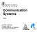 Communication Systems IPv6