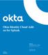 Okta Identity Cloud Addon for Splunk