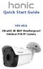Quick Start Guide HN-4KA. UltraHD 4K 8MP Weatherproof Outdoor POE IP Camera