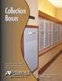 Collection Boxes. Used alone or with installed mailboxes, Florence collection boxes add convenience for busy mail areas.