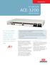 ACE-3000 Family ACE-3200 Cell-Site Gateway