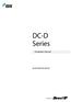 DC-D Series. Installation Manual DC-D3212RX / DC-D3212X. Powered by