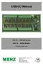 USB-I/O Manual. UHO-32 - DIN-Rail-Version. UPO-32 - Board-Version. 32 photo couple input