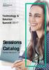 Technology and Solutions Summit Technology & Solution Summit Sessions Catalog. Cannes, February Page 1 of 73