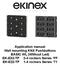 Application manual Wall mounting KNX Pushbuttons BASIC WL (Without Led) EK-E32-TP 2-4 rockers Series FF EK-E22-TP 1-4 rockers Series 71