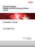 FUJITSU Software PRIMECLUSTER Enterprise Edition 4.5A10. Installation Guide. Linux