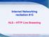 Internet Networking recitation #13 HLS HTTP Live Streaming
