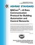 ASHRAE STANDARD BACnet A Data Communication Protocol for Building Automation and Control Networks