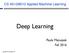 CS 4510/9010 Applied Machine Learning. Deep Learning. Paula Matuszek Fall copyright Paula Matuszek 2016