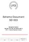 Scheme Document SD 003