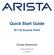 Quick Start Guide. W-118 Access Point. Arista Networks.   DOC
